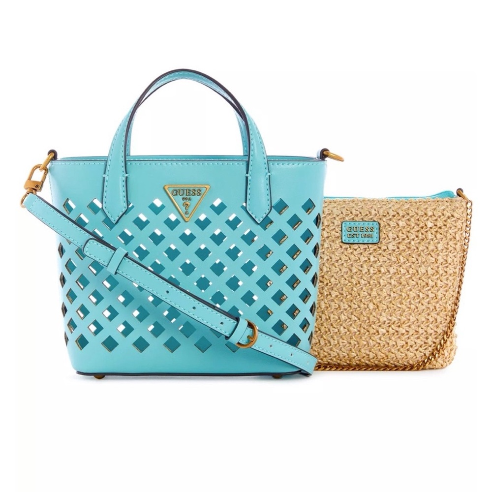 GUESS Aqua Mini Tote